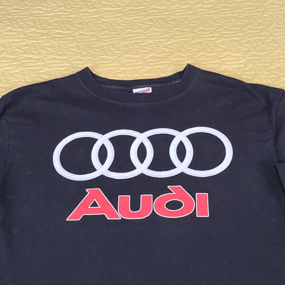 Audi four rings 3D logo long sleeve size L